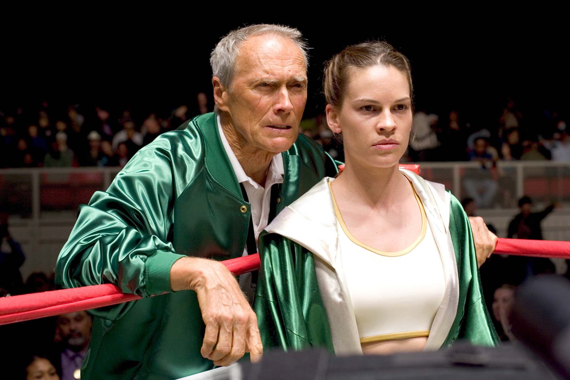 A still from the film Million Dollar Baby