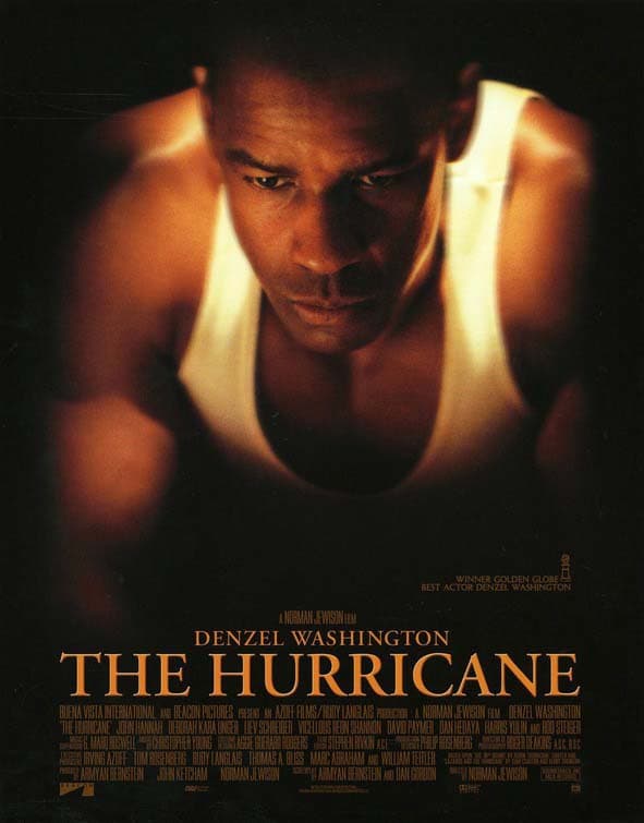 Poster for the film The Hurricane