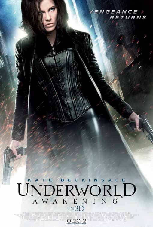 Poster for the film Underworld: Awakening