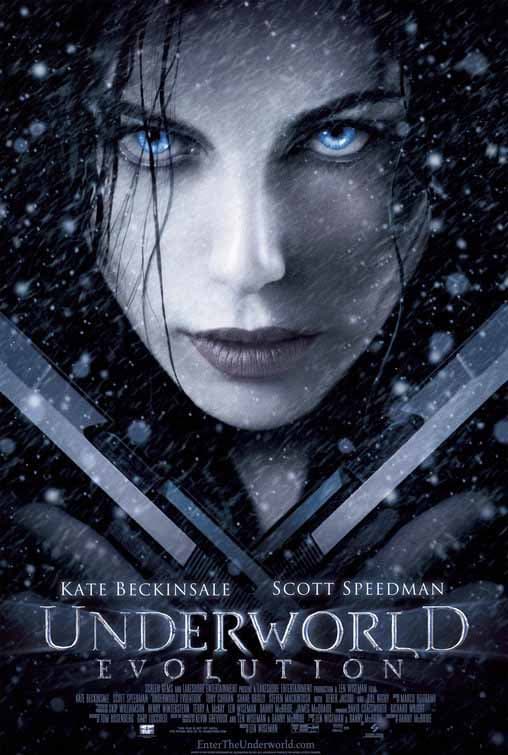 Poster for the film Underworld: Evolution